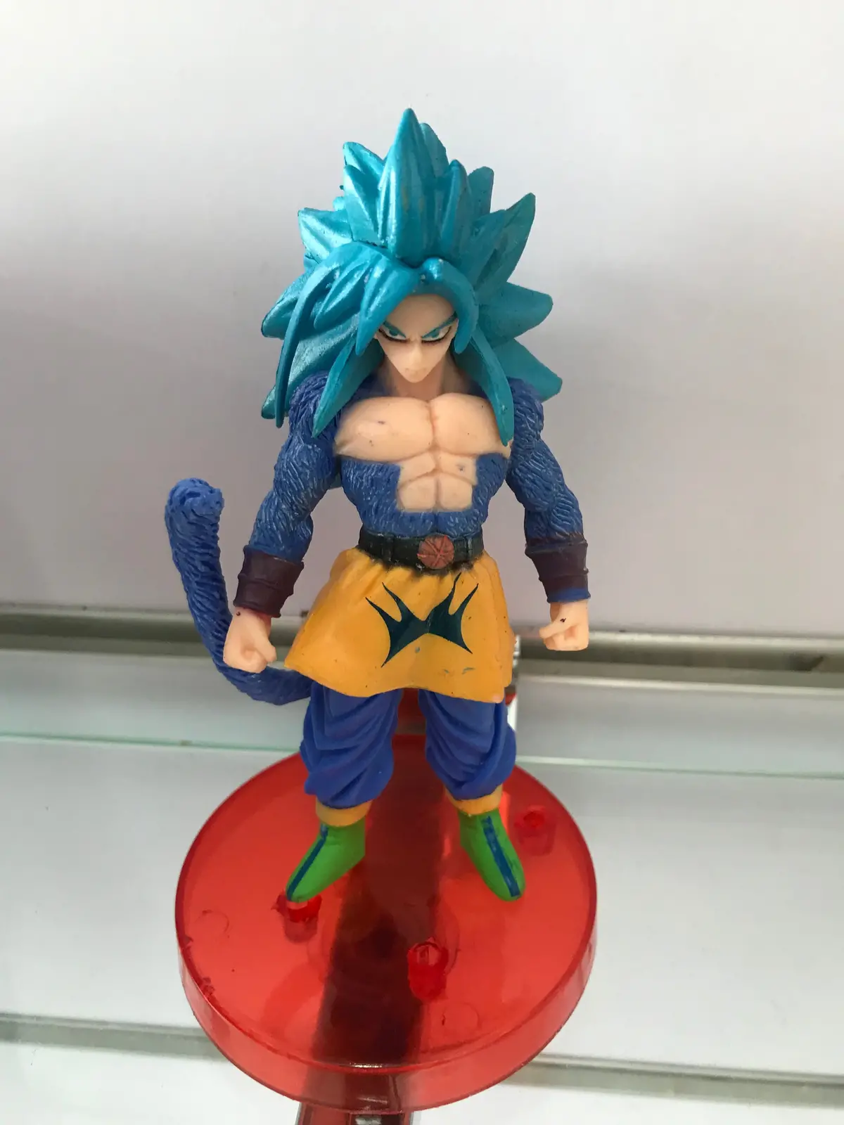 Figura De Ação Broly Cabelo Azul Super Saiyan - Dragon Ball 1