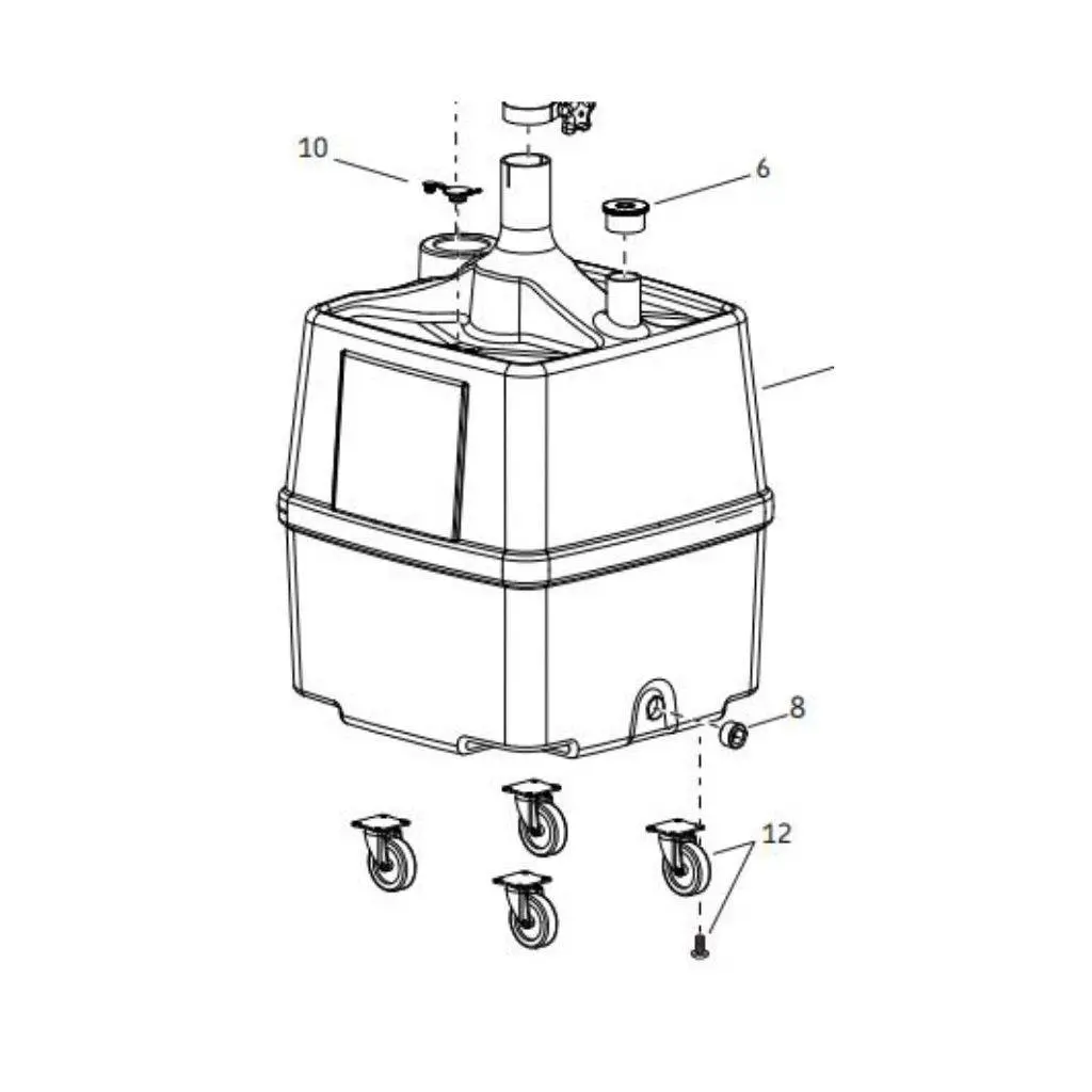 810042 Caster Set Kit For Part 3518 1