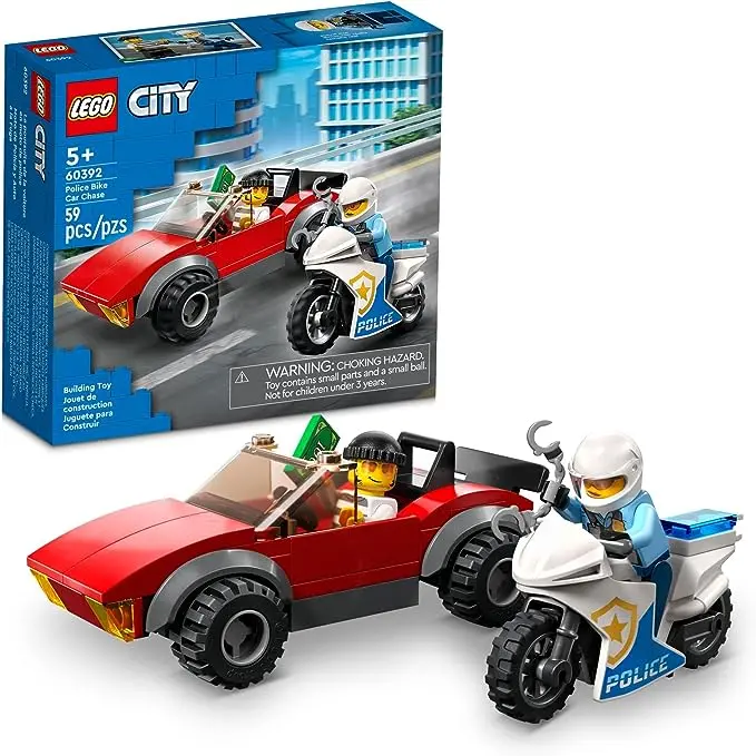 Lego Perseguição - Carro E Moto Policial 60392 1