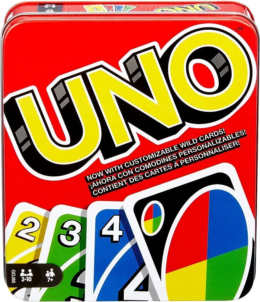 Uno Jogo De Cartas (Caixa De Metal) 1