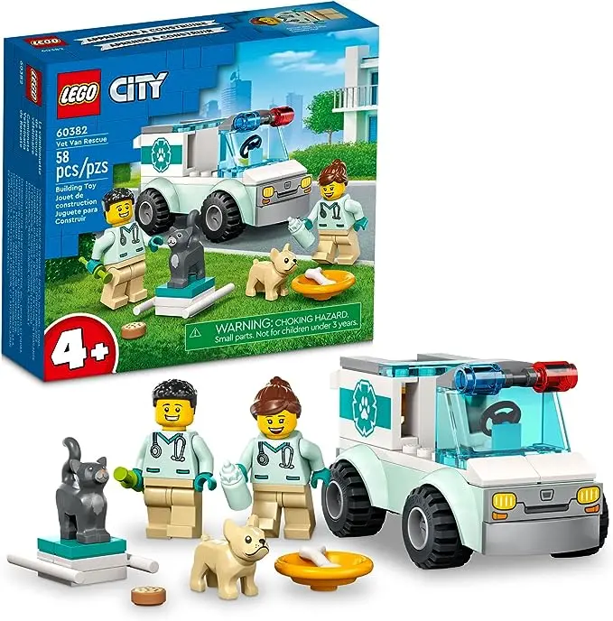 Lego City Van De Resgate Animal 60382 1