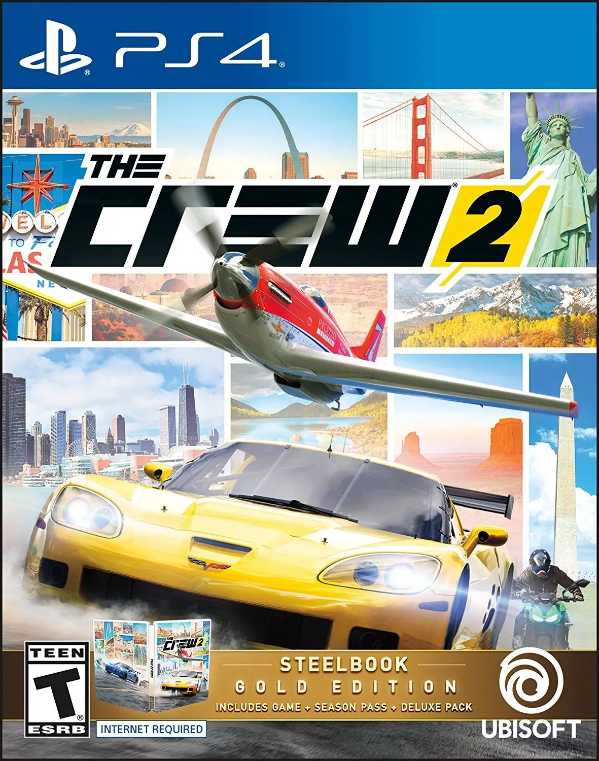 The Crew 2 Steelbook Gold Edition - Novo - Ps4 1