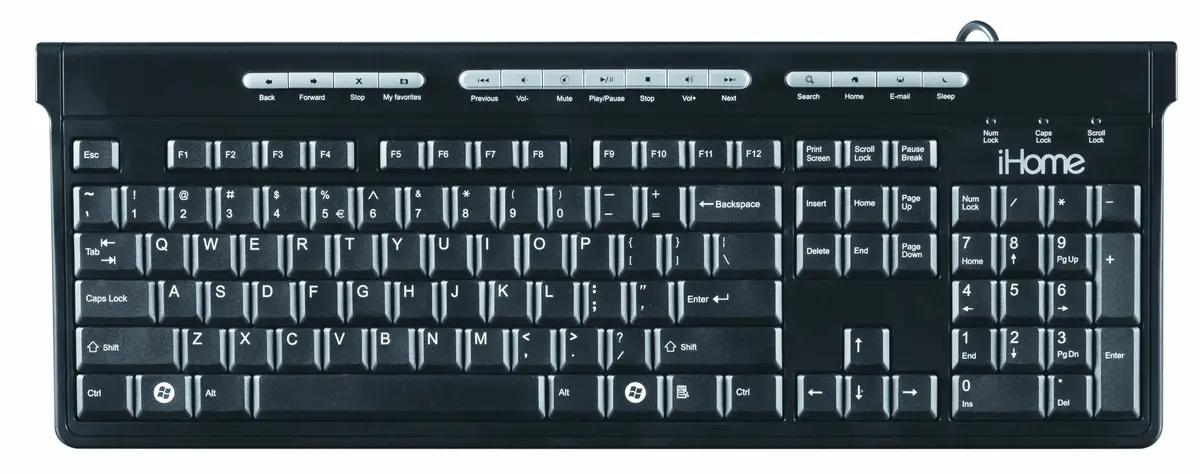 Teclado Ihome Multimedia Keyboard - Novo 1