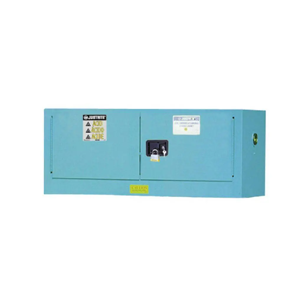 Sure-Grip Ex Piggyback Corrosives Steel Safety Cab, 12 Gal, 2 S/C Dr 1