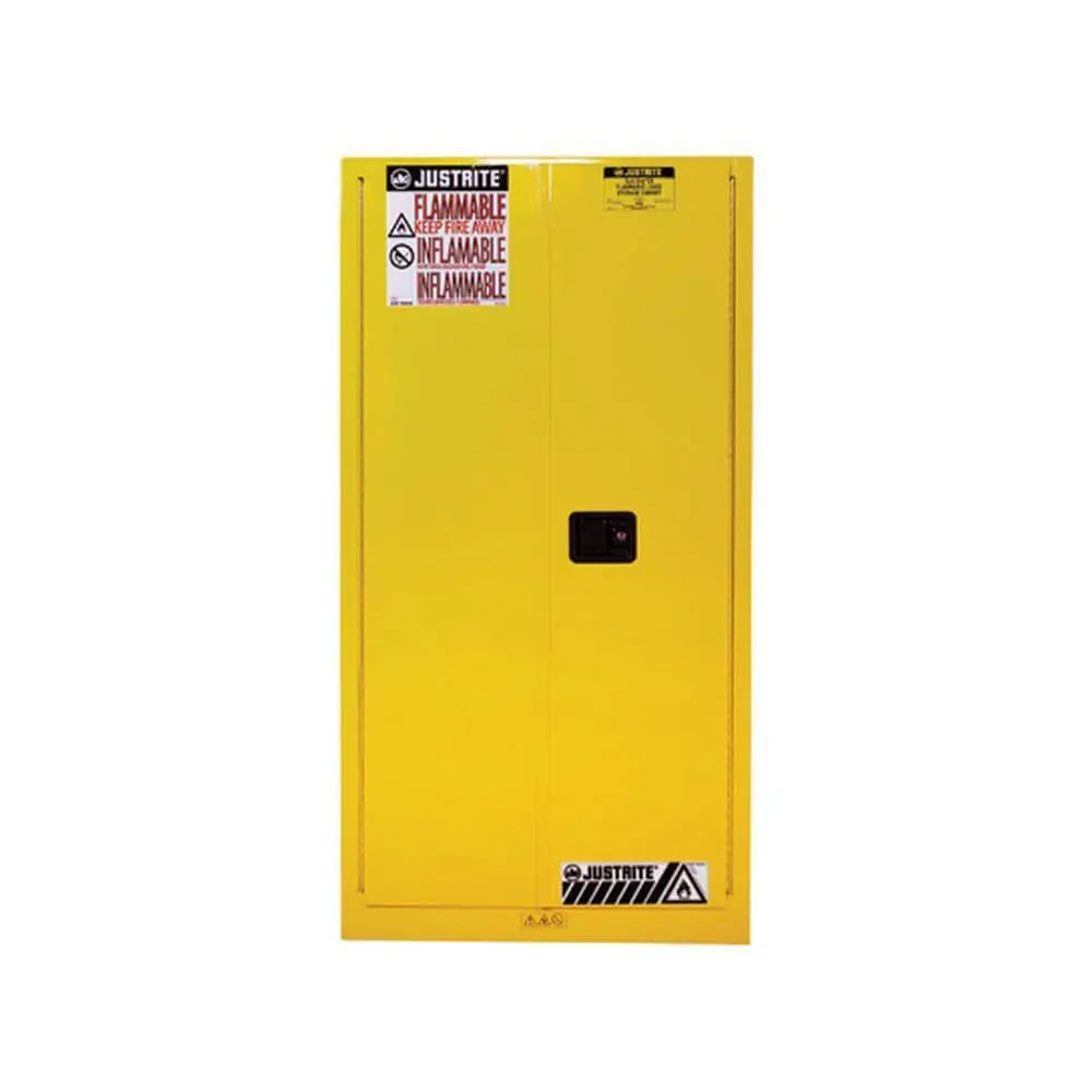 Sure-Grip Ex Flammable Safety Cabinet, Cap. 60 Gallons, 2 Shelves, 2 S-C Doors 1