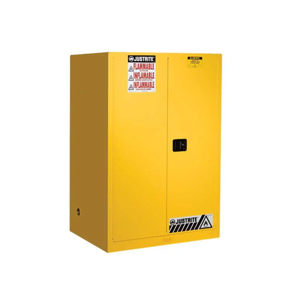 Sure-Grip Ex Flammable Safety Cabinet, 90 Gal., 2 Shlv, 2 M/C Doors 1