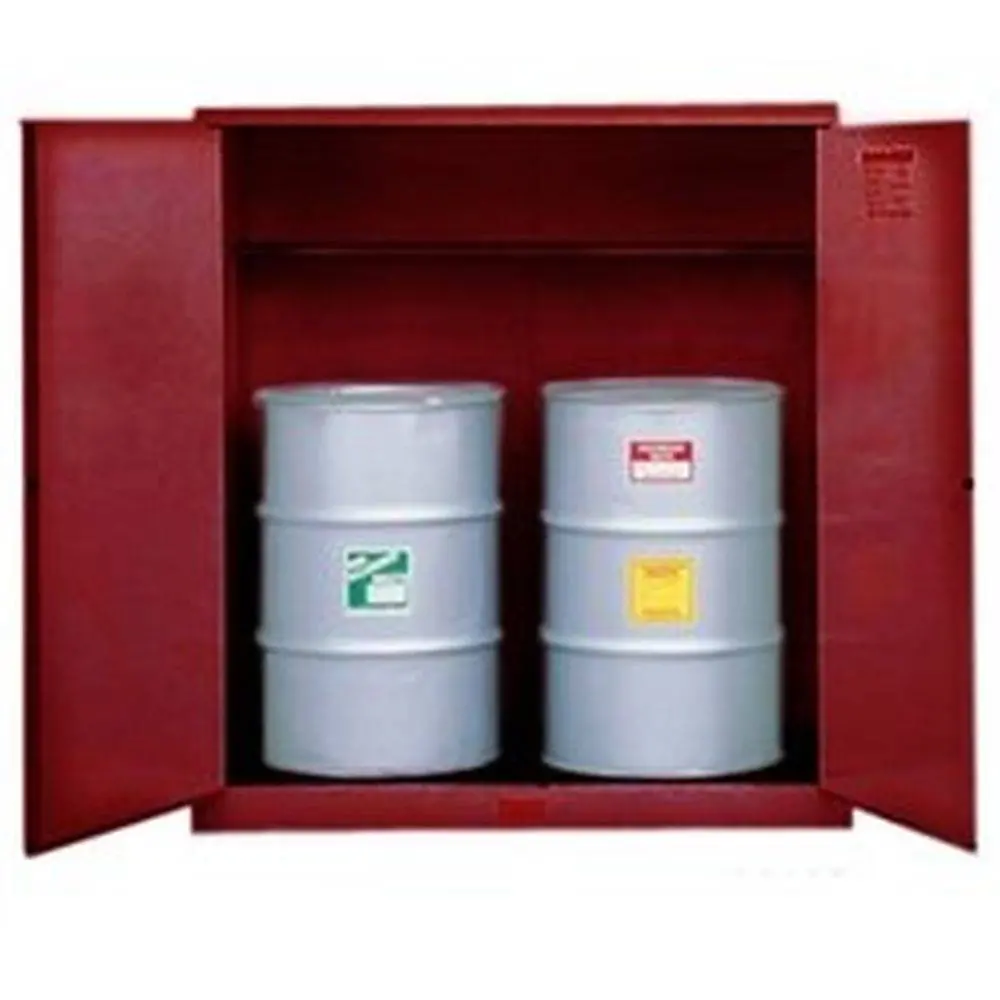 Sure-Grip Ex Vertical Drum Safety Cabinet, Support, 110 Gal, 2 M/C Dr 1