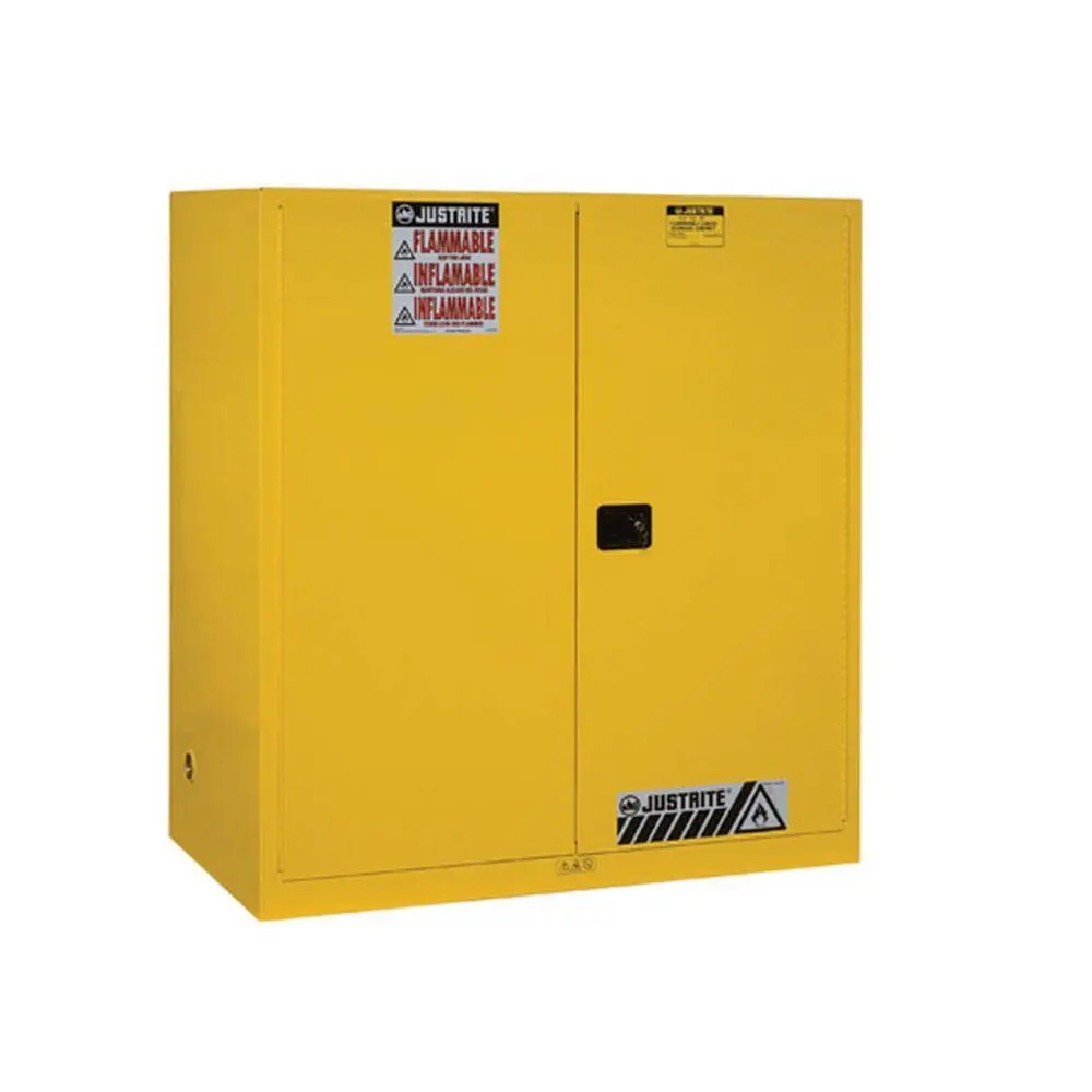Sure-Grip Ex Vertical Drum Safety Cabinet, Support, 110 Gal, 2 S/C Dr 1