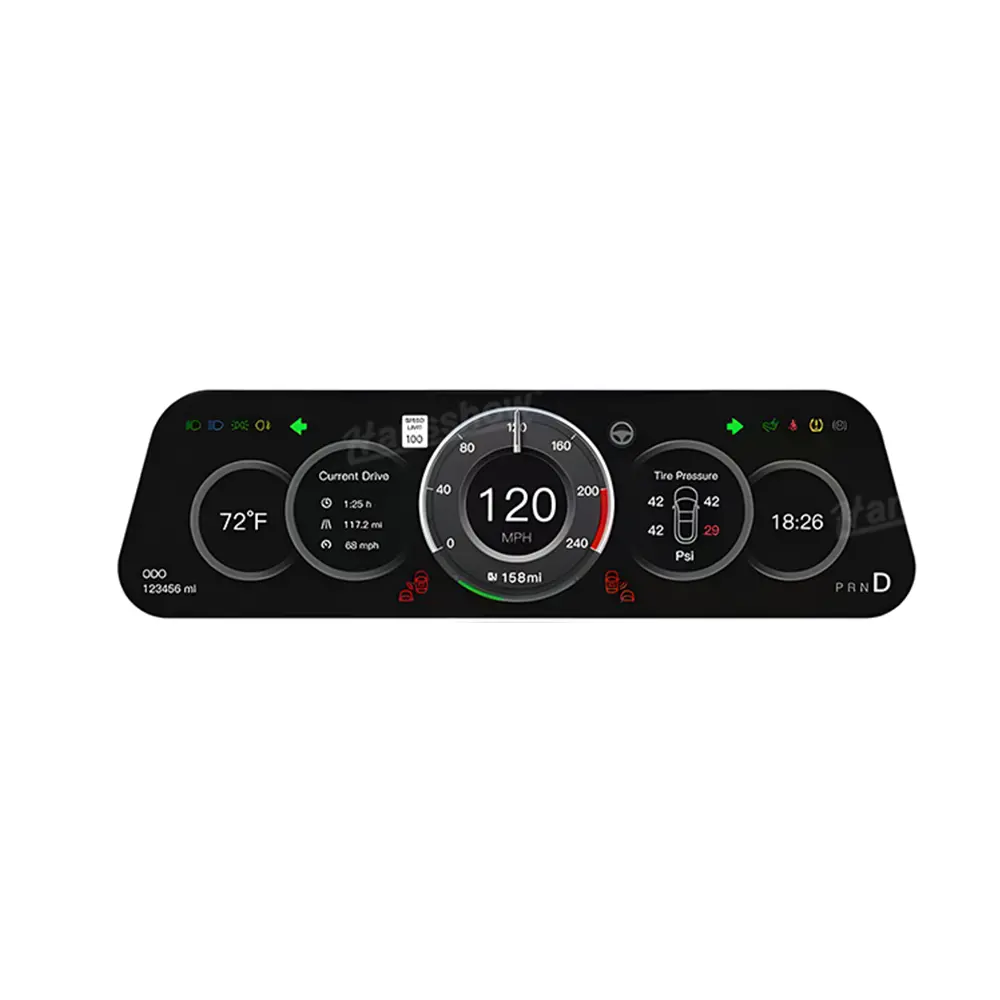 Model 3 Highland & Model Y Juniper F96 9.6-Inch Carplay Instrument Cluster... 2