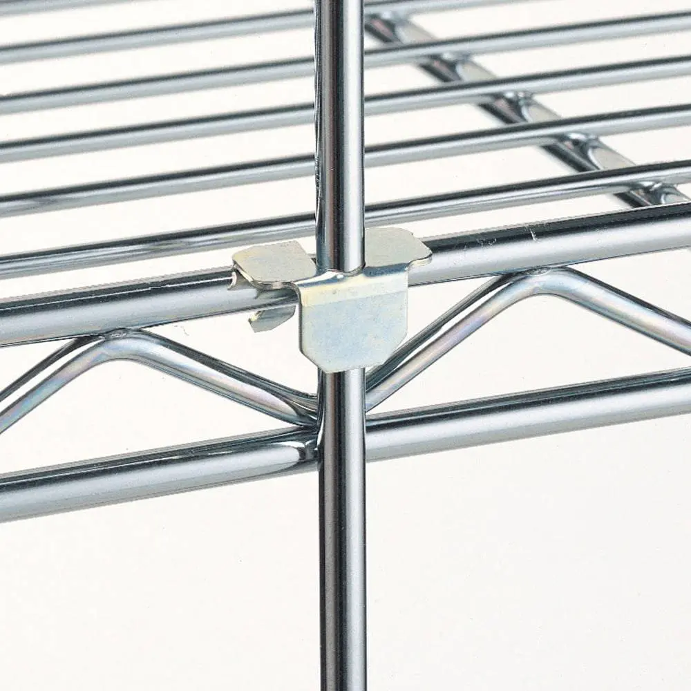 Metro 9084Z Additional Plated Tabs For Super Erecta Wire Shelving Rods And Tabs, Bag Of 12 1