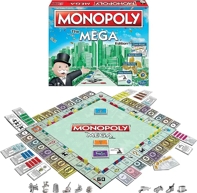 Monopólio The Mega Edition Para 2 A 8 Jogadores 1