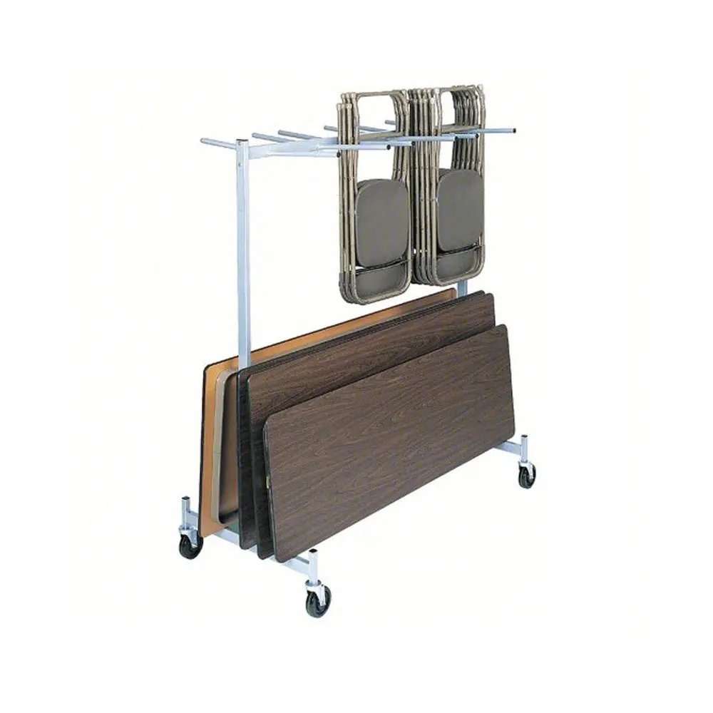 Hanging Folded Chair & Table Storage Truck - Holds 36 Chairs And 8 Tables 1