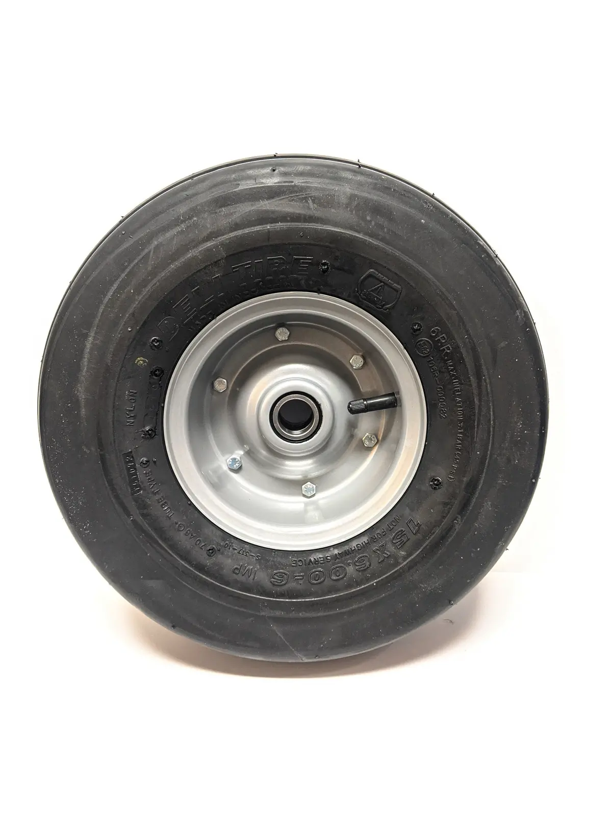 15 X 6.0-6 Tedder Tire And Wheel, 6-Ply, 2" Bearing Width 1