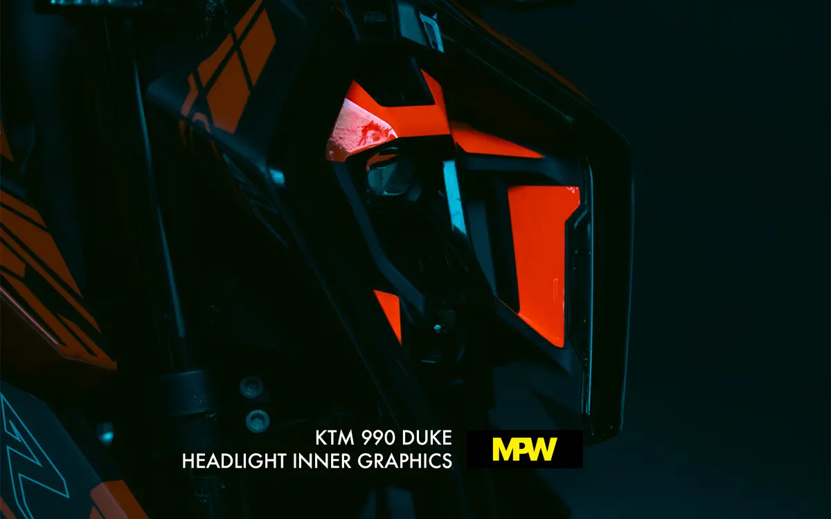 Headlight Inner Graphics - Ktm 990 Duke 1
