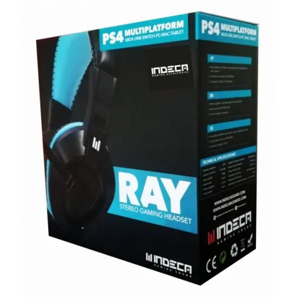 Auscultadores Ray Gaming Indeca 1
