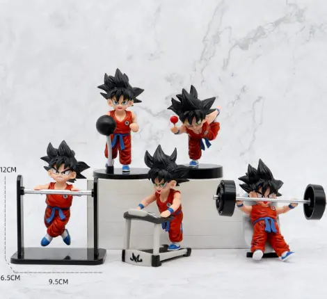 Figurinhas De Ação Goku A Treinar - Dragon Ball 1