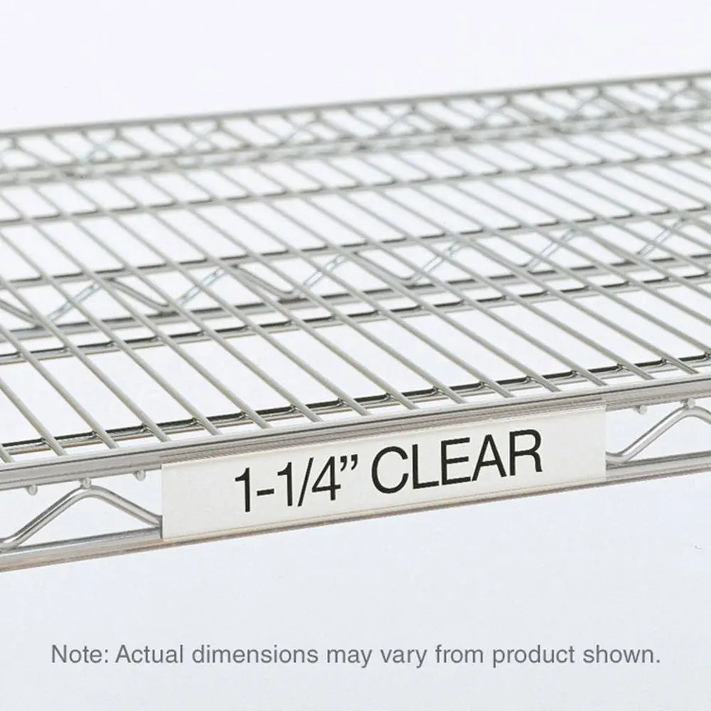 Metro Super Erecta Label Holder, Clear 1