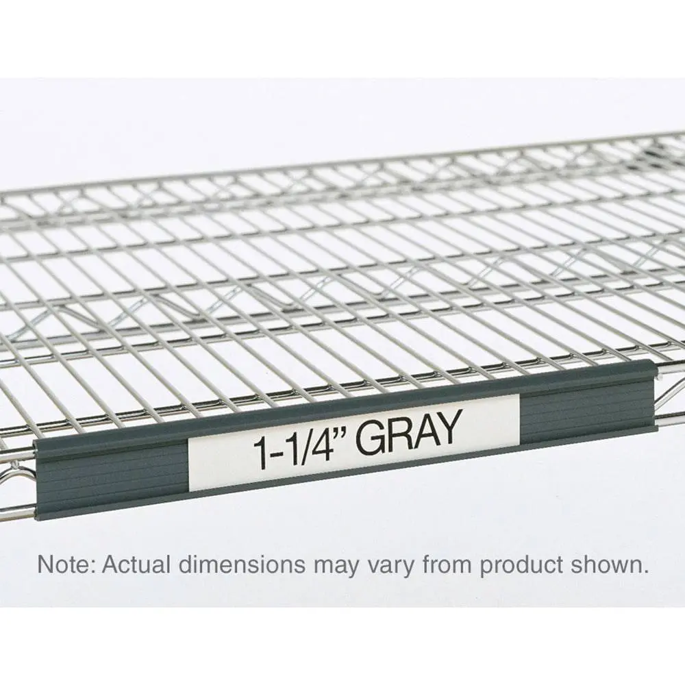 Metro Super Erecta Label Holder, Gray 1