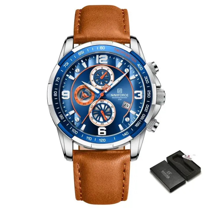Relógio Masculino Naviforce Toronto Sport Fino Original 1