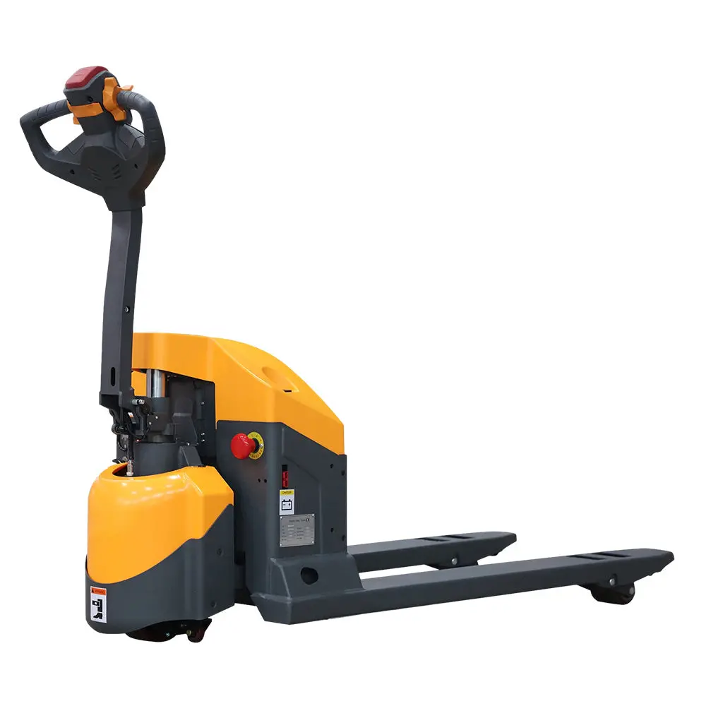 Full Electric Pallet Jack With Emergency Key Switch, 4400Lbs Cap. (Red) 1