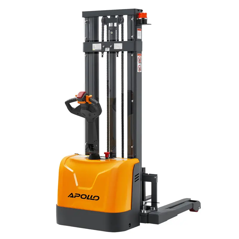 Full Electric Walkie Stacker 3300Lbs Cap. Straddle Legs - 130In Lifting 1