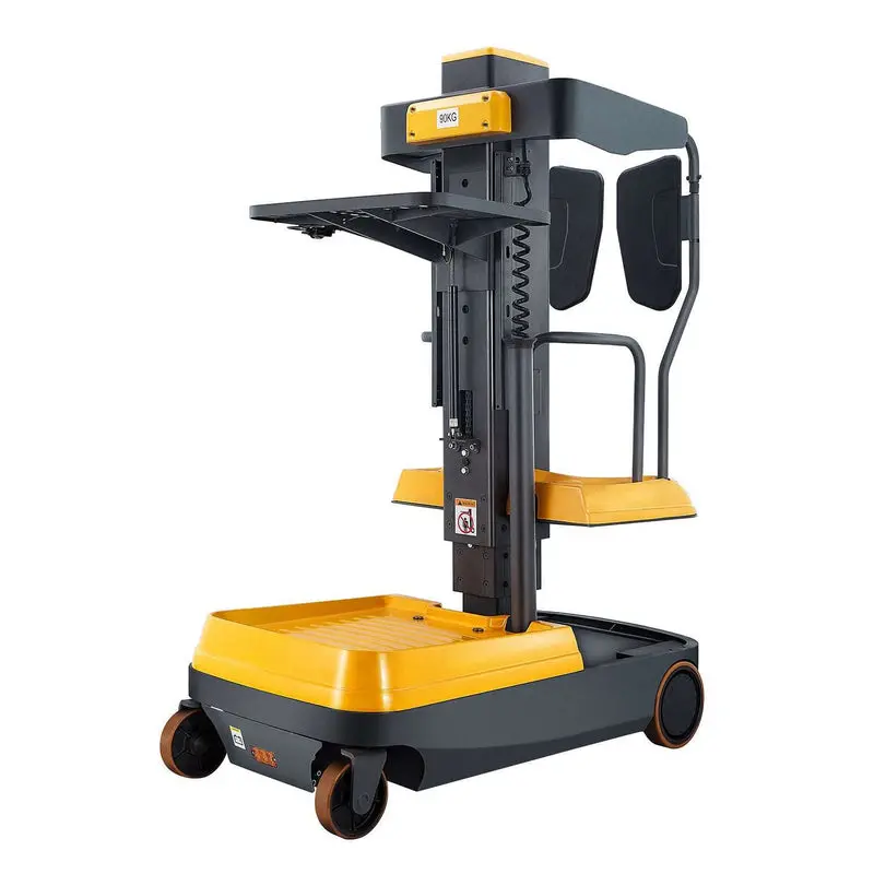 Fully Electric Mini Order Picker With Load Tray, 200 Lbs Capacity 1