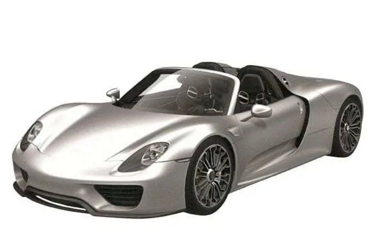 Carro Colecionável Porsche 918 Spyder Escala 1:24 1