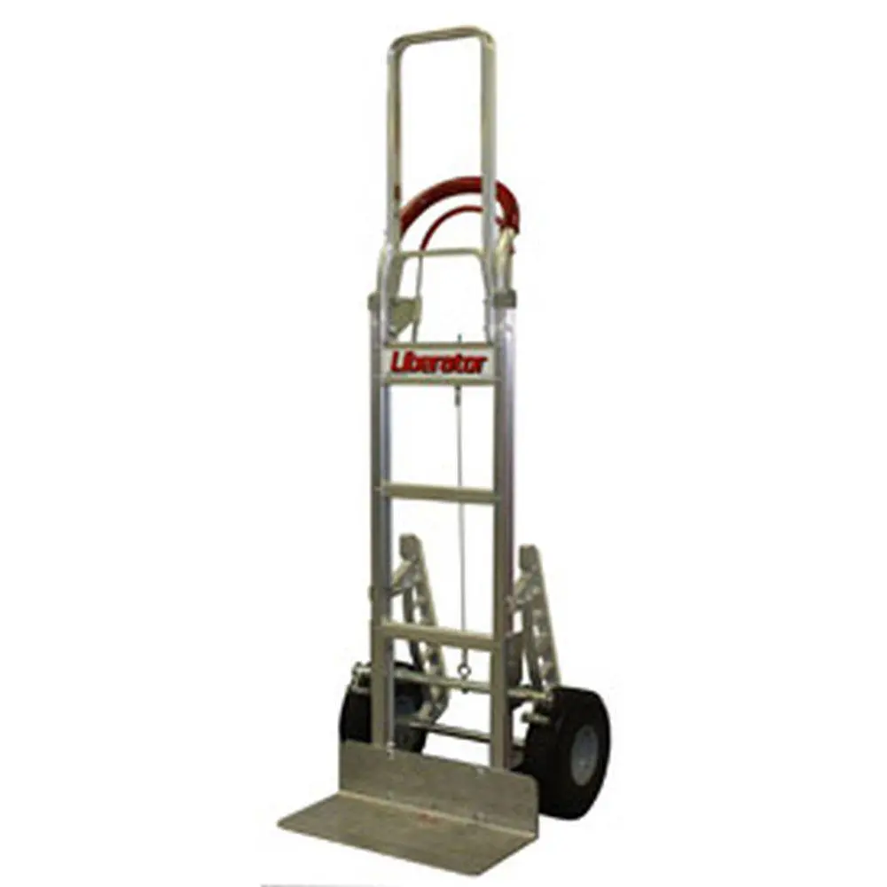 B&P Tread Brake Loop Handle Hand Truck W/ Foam Wheels 1