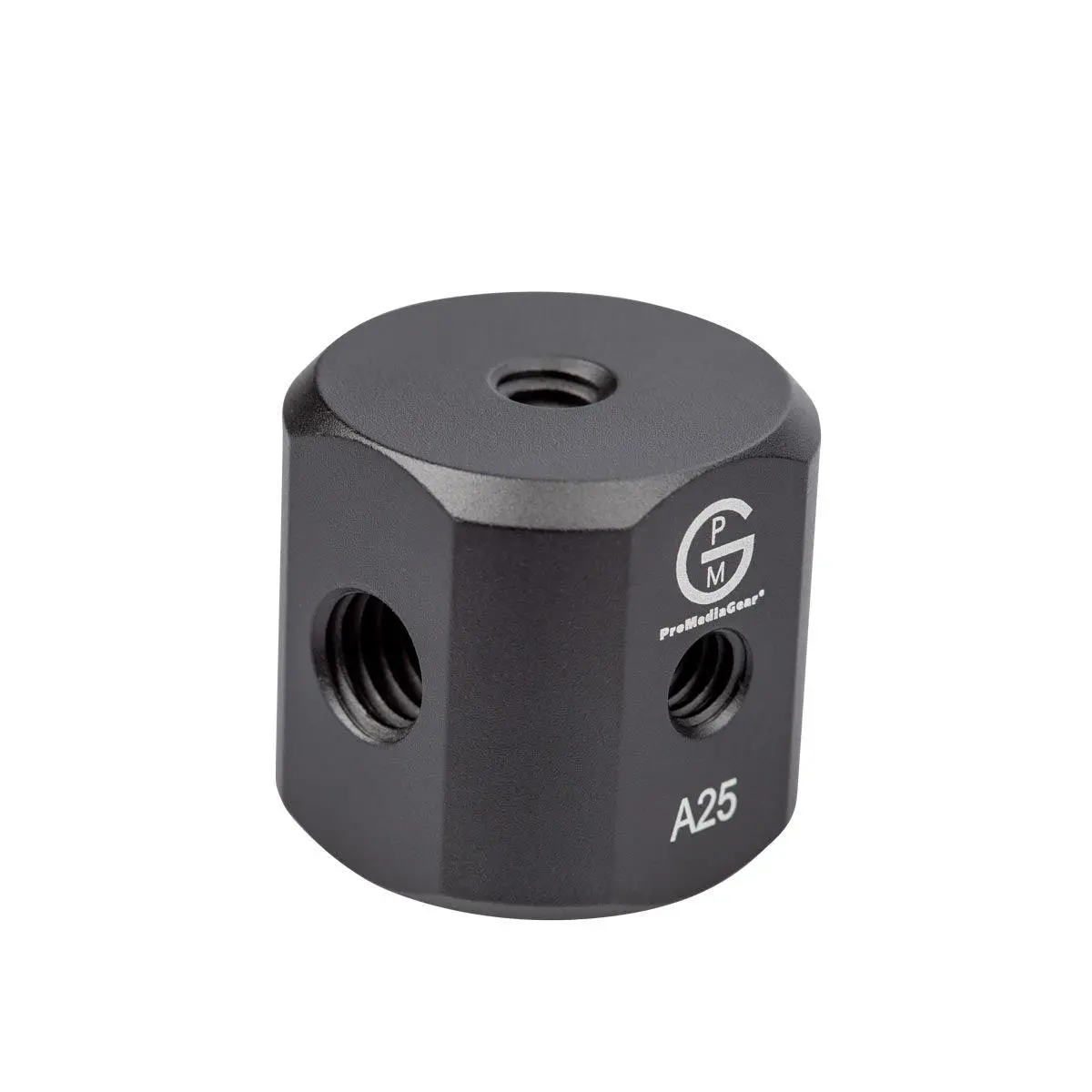A25 Female 1/4"-20 And 3/8"-16 Cube Connector Convert Male Threads To Female 1