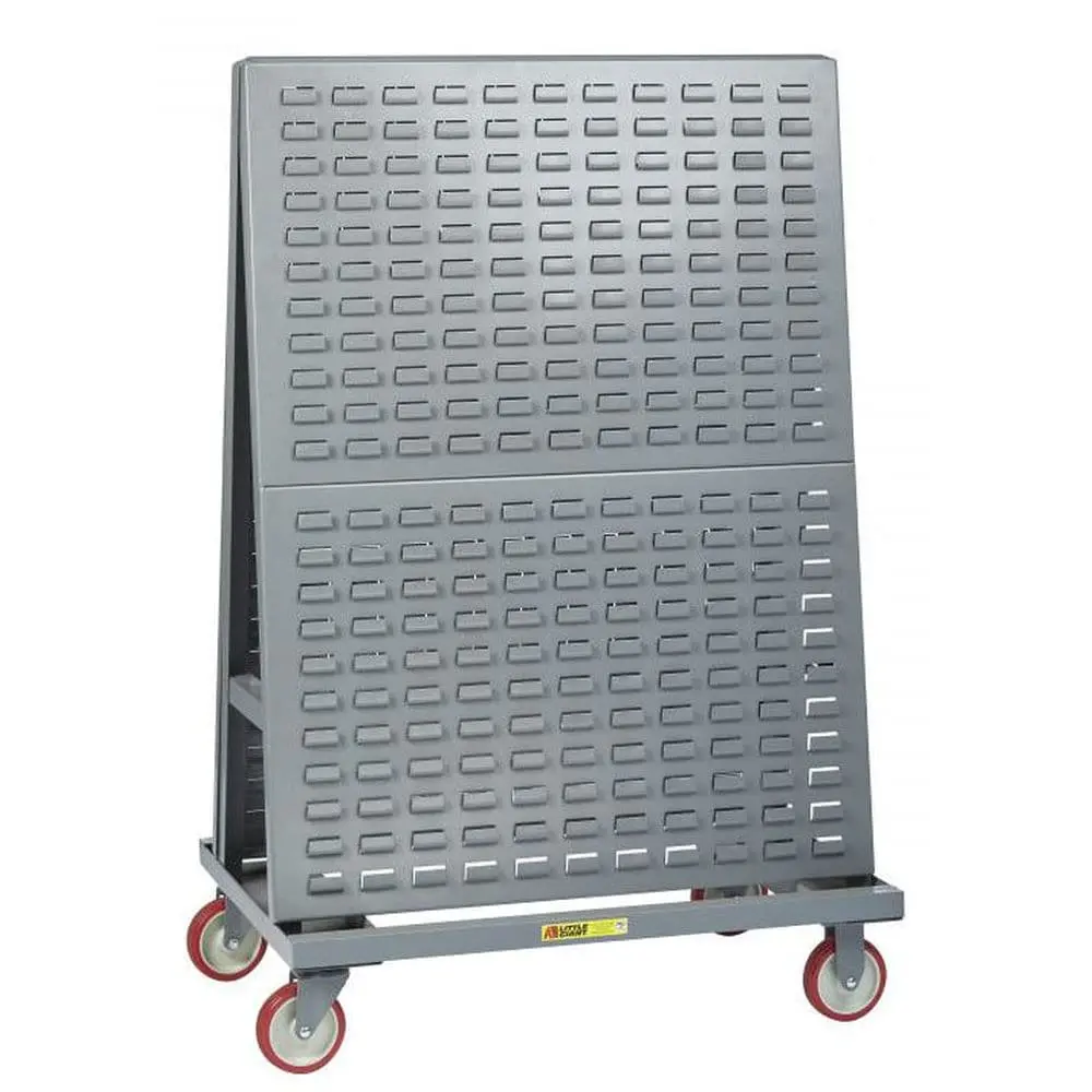 Mobile A-Frame Lean Tool Cart (Louvered Panel) 1