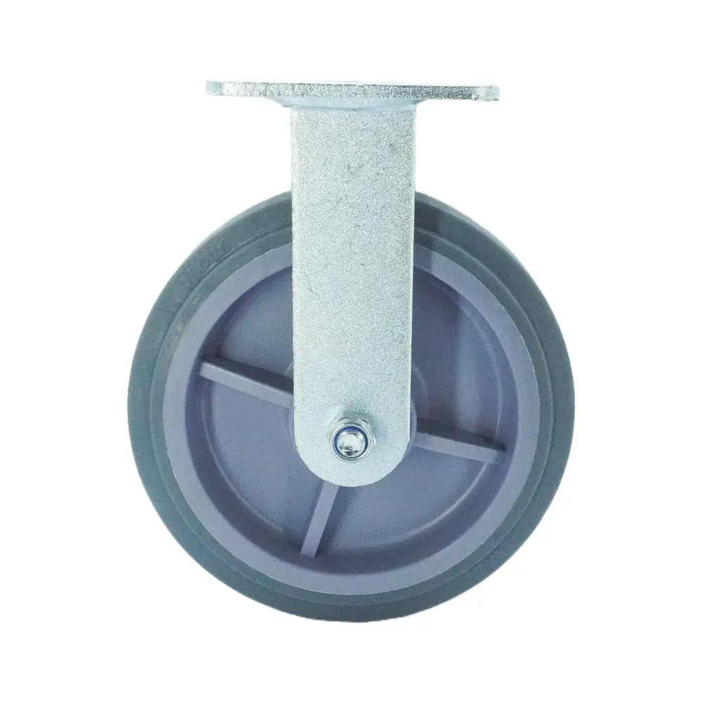 7.75In X 2In Tpr Top Plate Rigid Caster - 683 Lbs 1