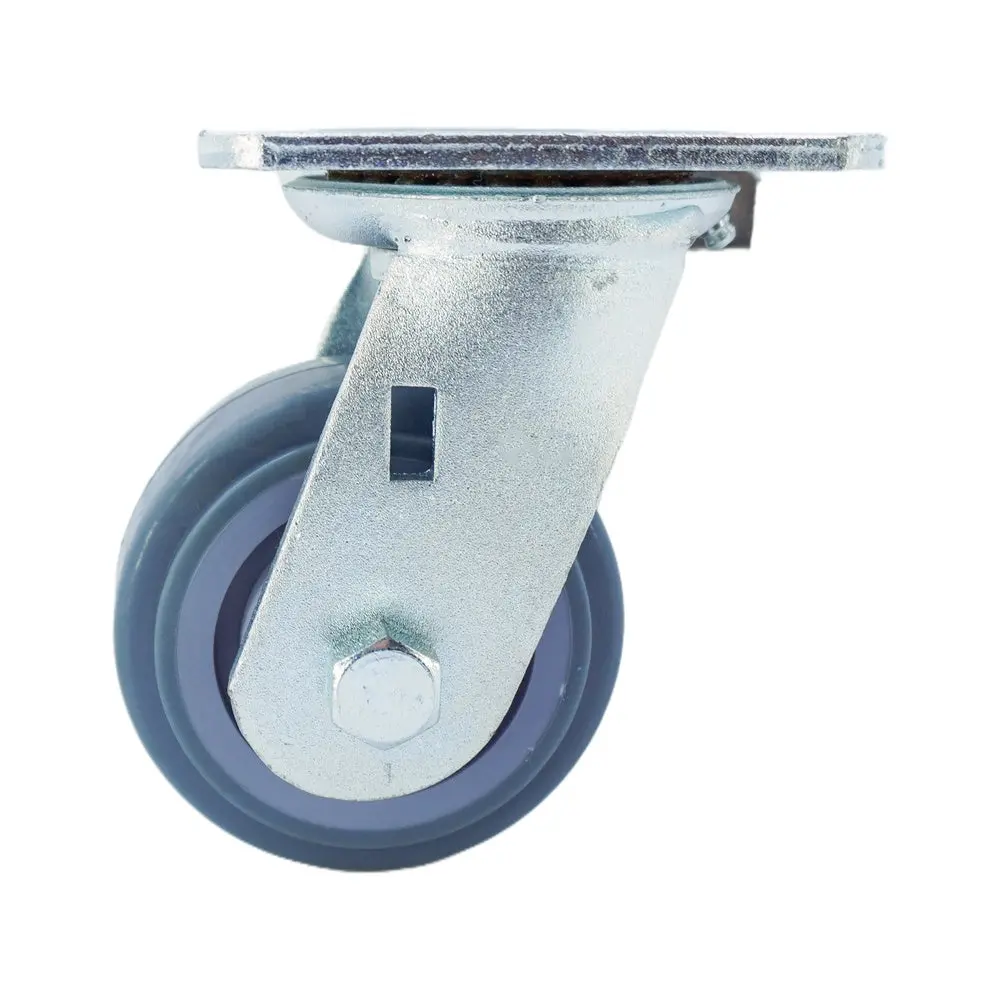 4In X 2In Tpr Top Plate Swivel Caster - 353 Lbs 1
