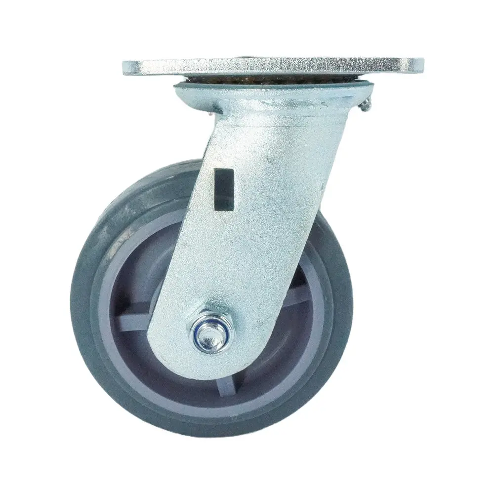 5In X 2In Tpr Top Plate Swivel Caster - 397 Lbs 1