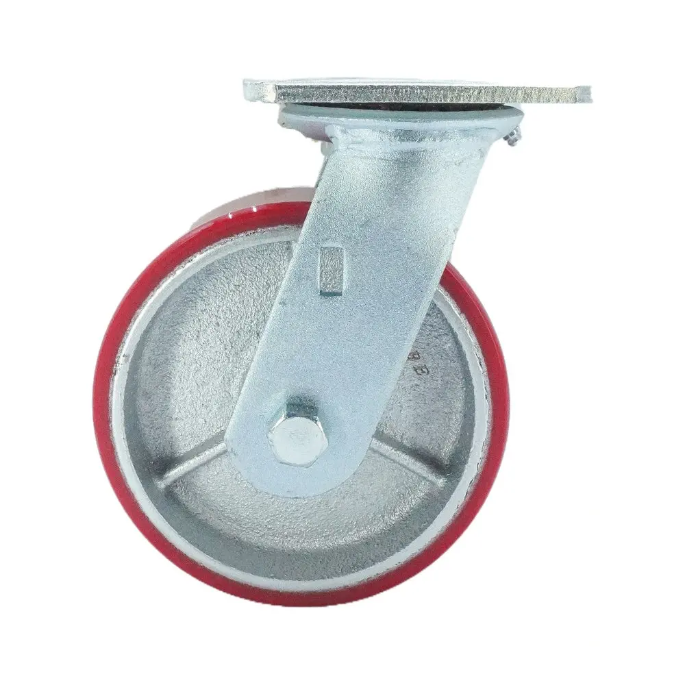 6In X 2In Pu (Iron Core) Top Plate Swivel - 904 Lbs 1