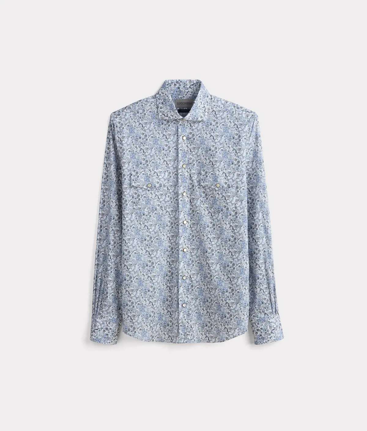 El Paso Modern Fit :: Blue Paisley 1
