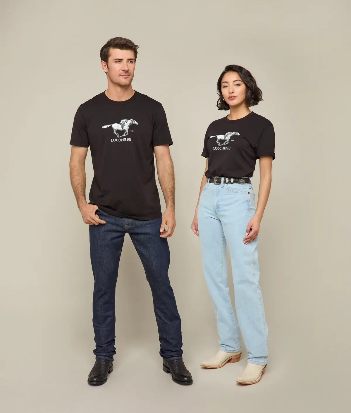 Lucchese Racehorse Tee :: Black 1