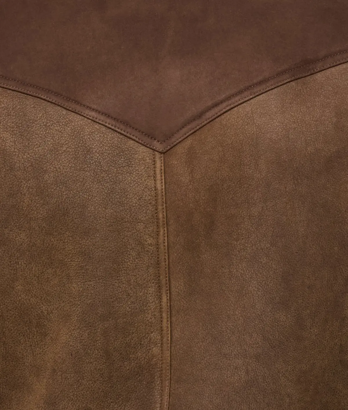 Dustin Yoked Shearling Vest :: Brown 3