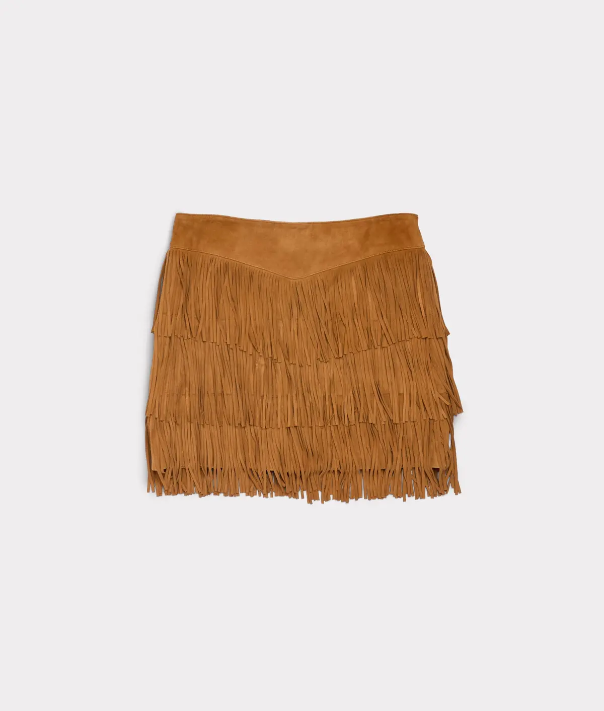 Annabelle Fringe Skirt :: Cinnamon 1