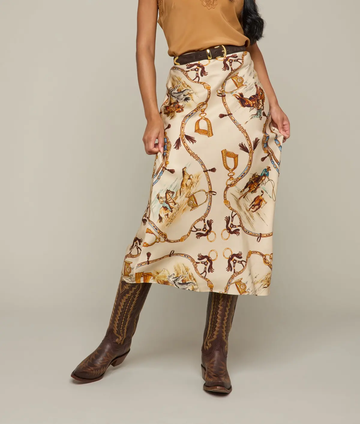 Carolina Skirt :: Cream/Multi 1