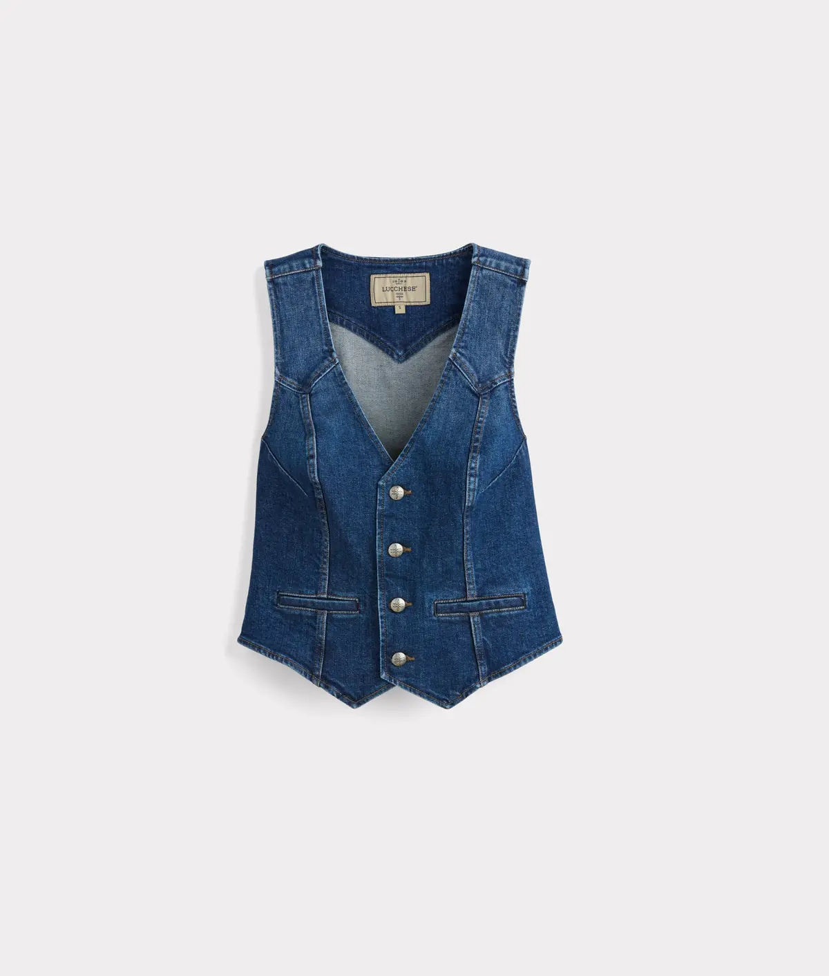 Riley Denim Vest :: Summer Moon 1