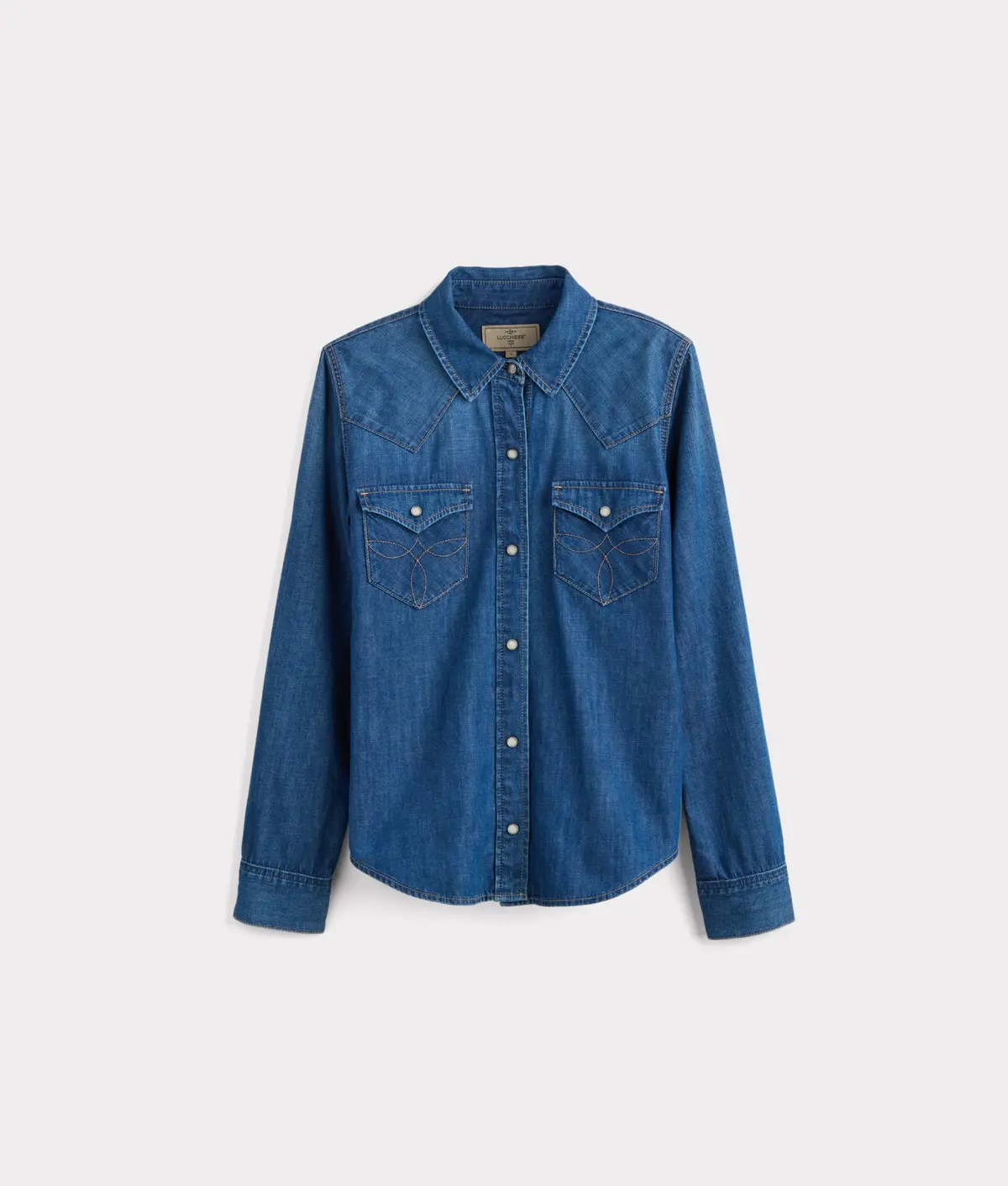 Reese Women's Snap Shirt :: Blue Bird 1