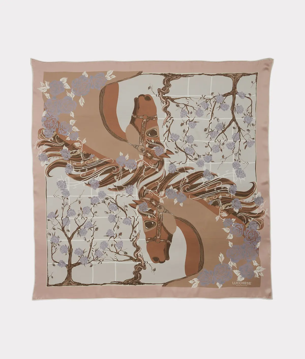 Cavalry Rose Scarf :: Blush 1