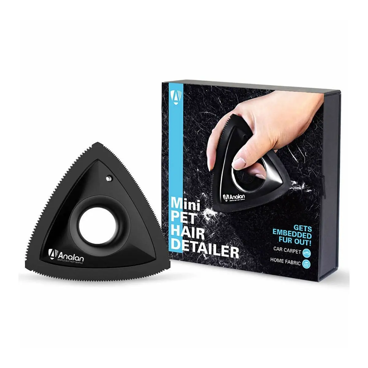 Analan Pet Hair Detailer Removal Tool 2.0 1