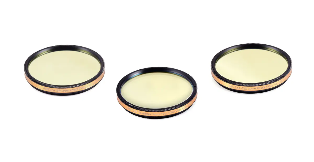 Antlia Sho (S-Ii, H-A & O-Iii) Narrowband 3Nm Pro Imaging Filter Set Of 3 Filters- 2" Mounted 1