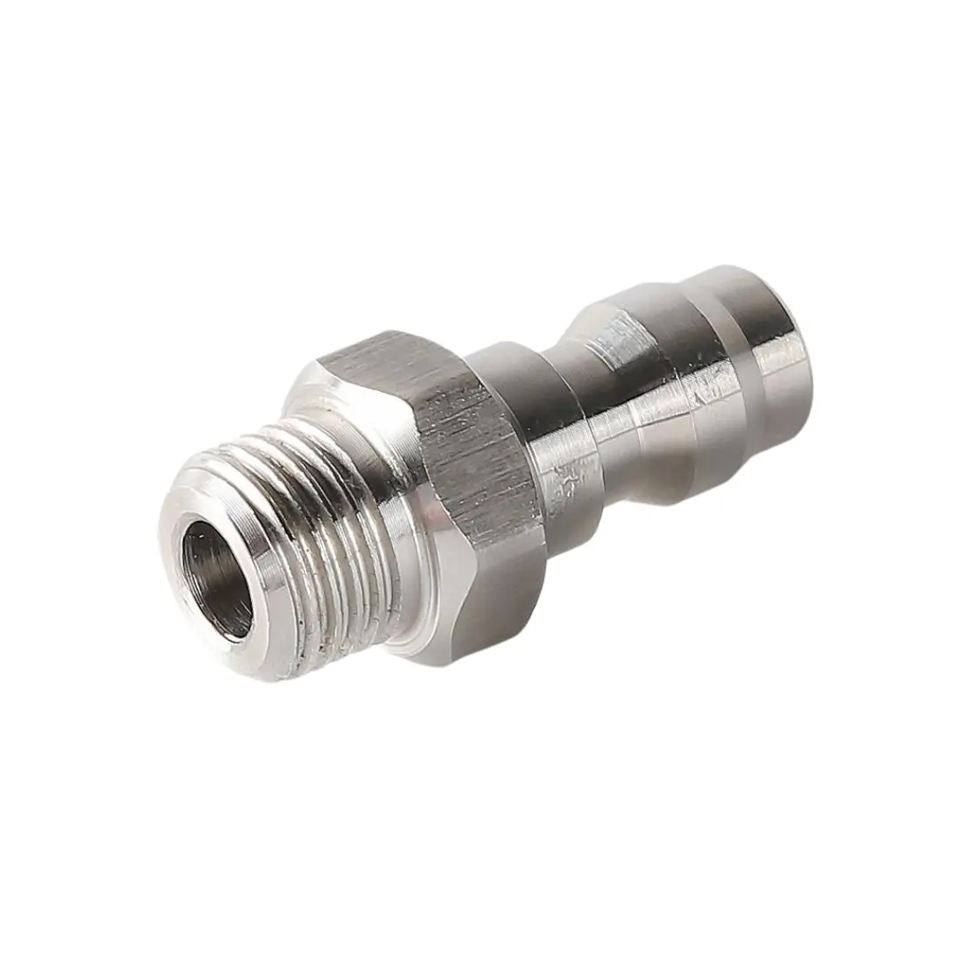 Cleanskin 1/4" Bsp (M) To 1/4" (M) Quick Connect Plug - Cs024 1