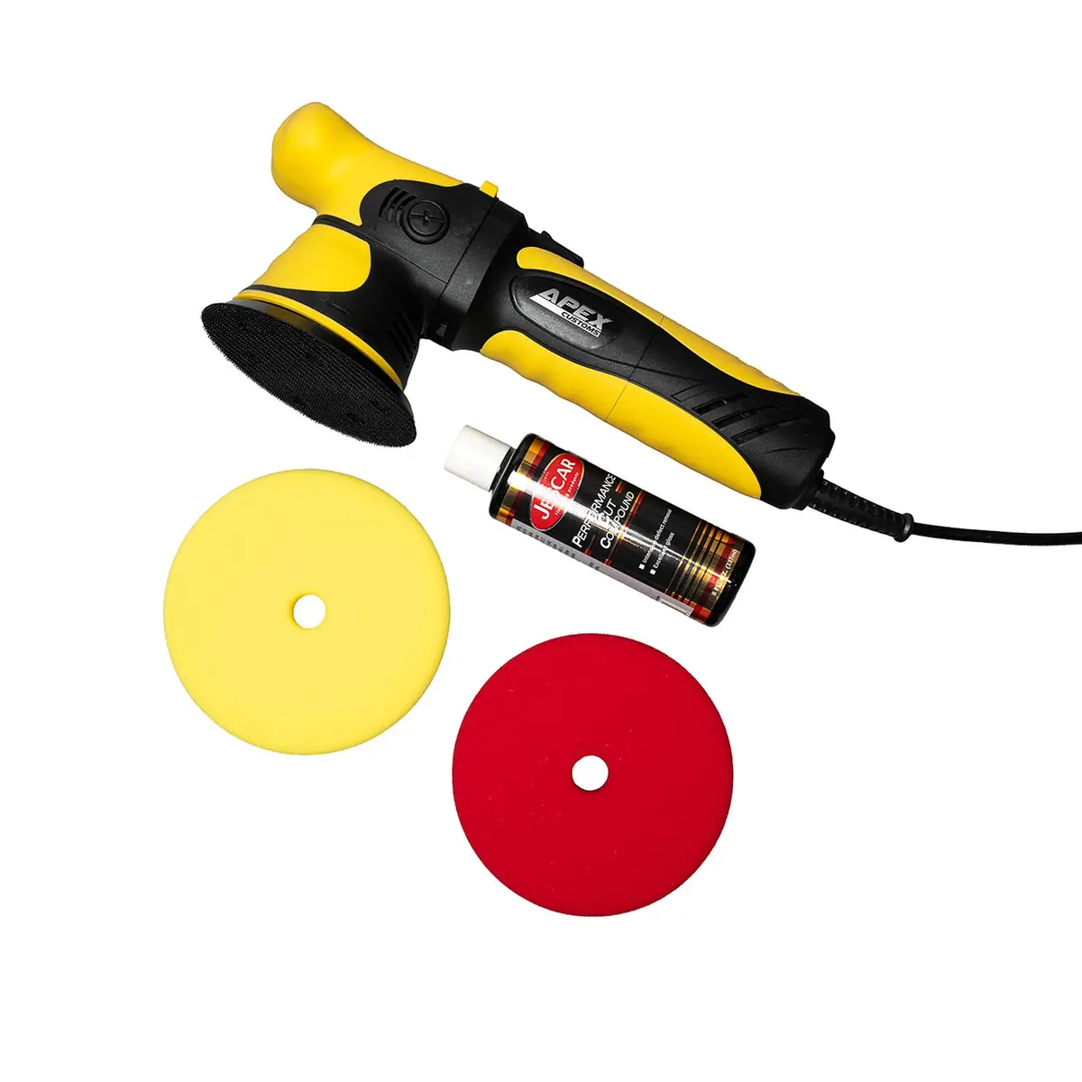 Apex Customs Karate Kid V3 - 9Mm Da Polisher - Pad And Compound Pack 2