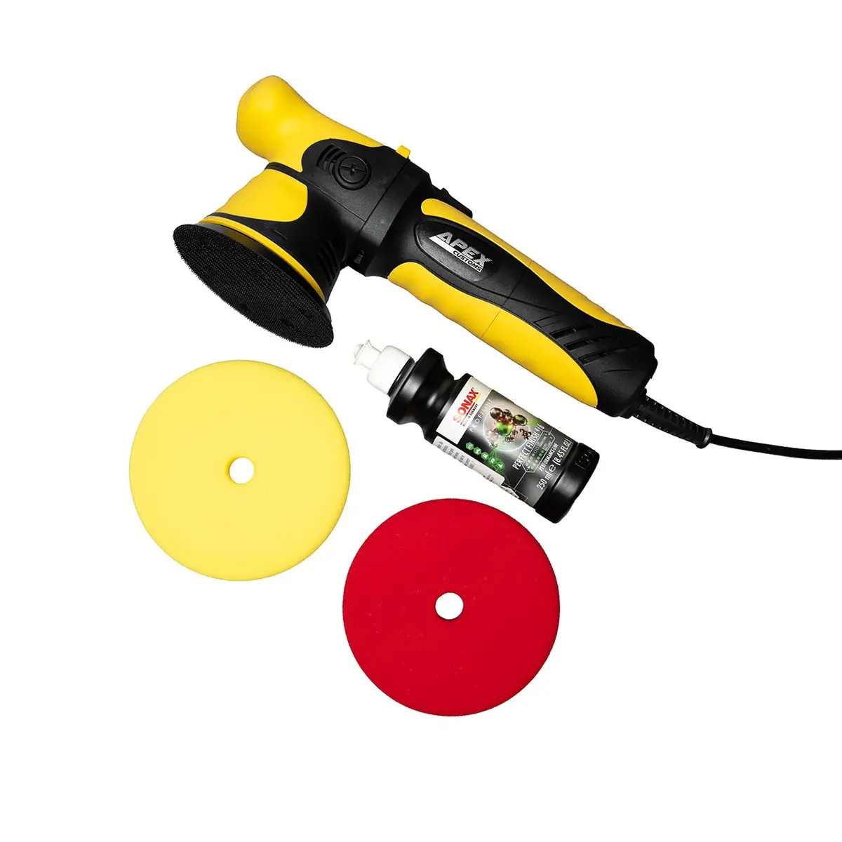 Apex Customs Karate Kid V3 - 9Mm Da Polisher - Pad And Compound Pack 1