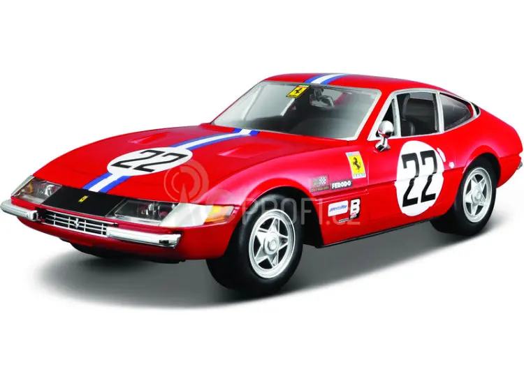 Carro Colecionável Ferrari 365 Gtb4 Competizione La Serie Escala 1:24 1