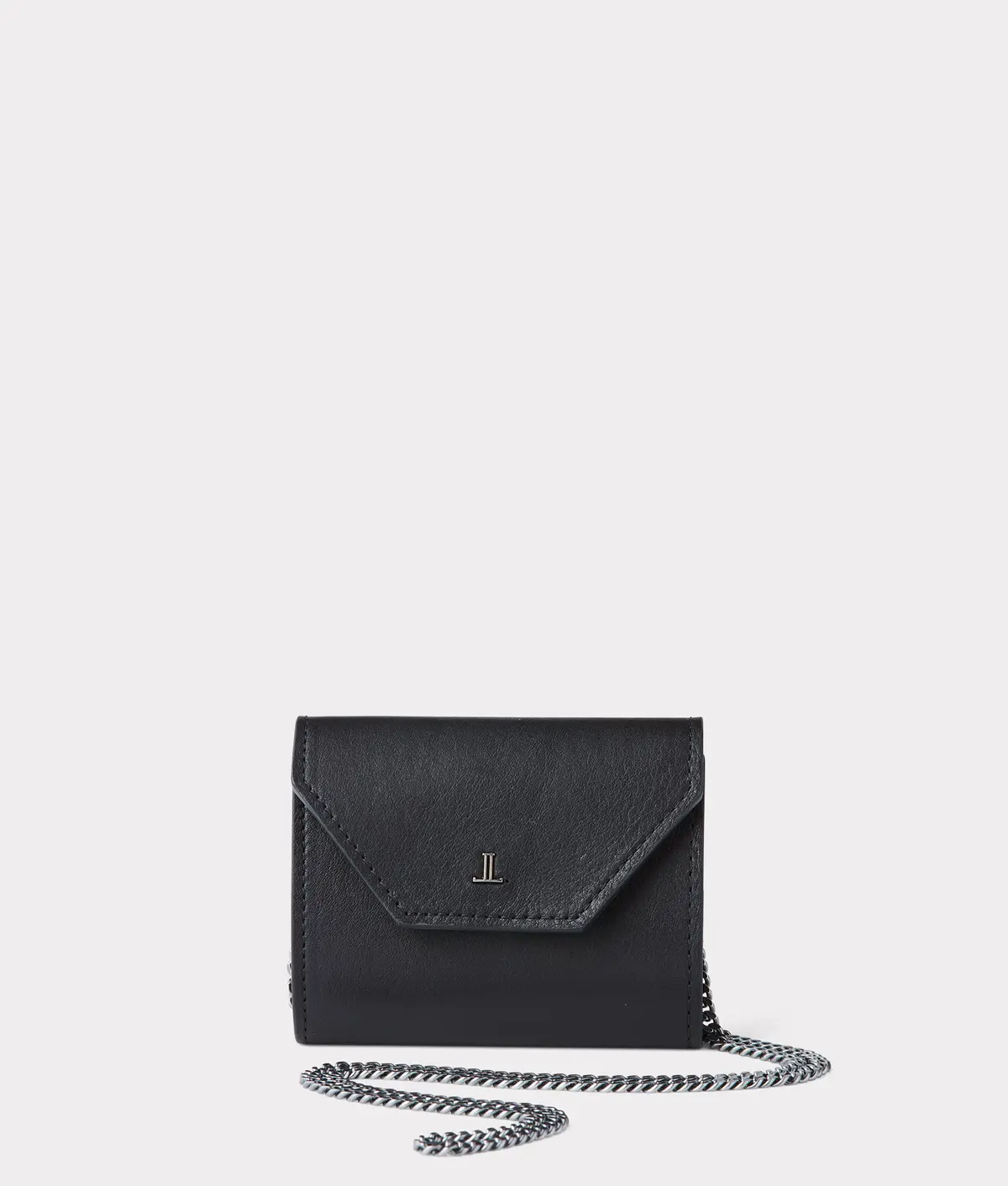 Short Wallet On A Chain :: Black 1