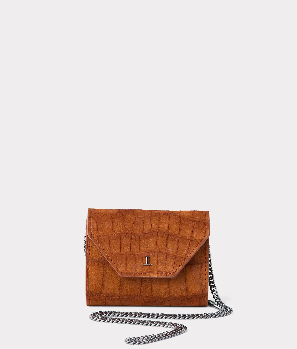 Exotic Short Wallet On A Chain :: Cognac 1